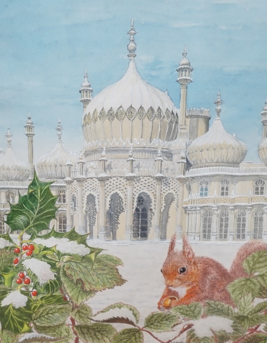 David Holden, watercolour, 'The Pavilion, Brighton', signed, 23 x 18.5cm. Condition - fair to good